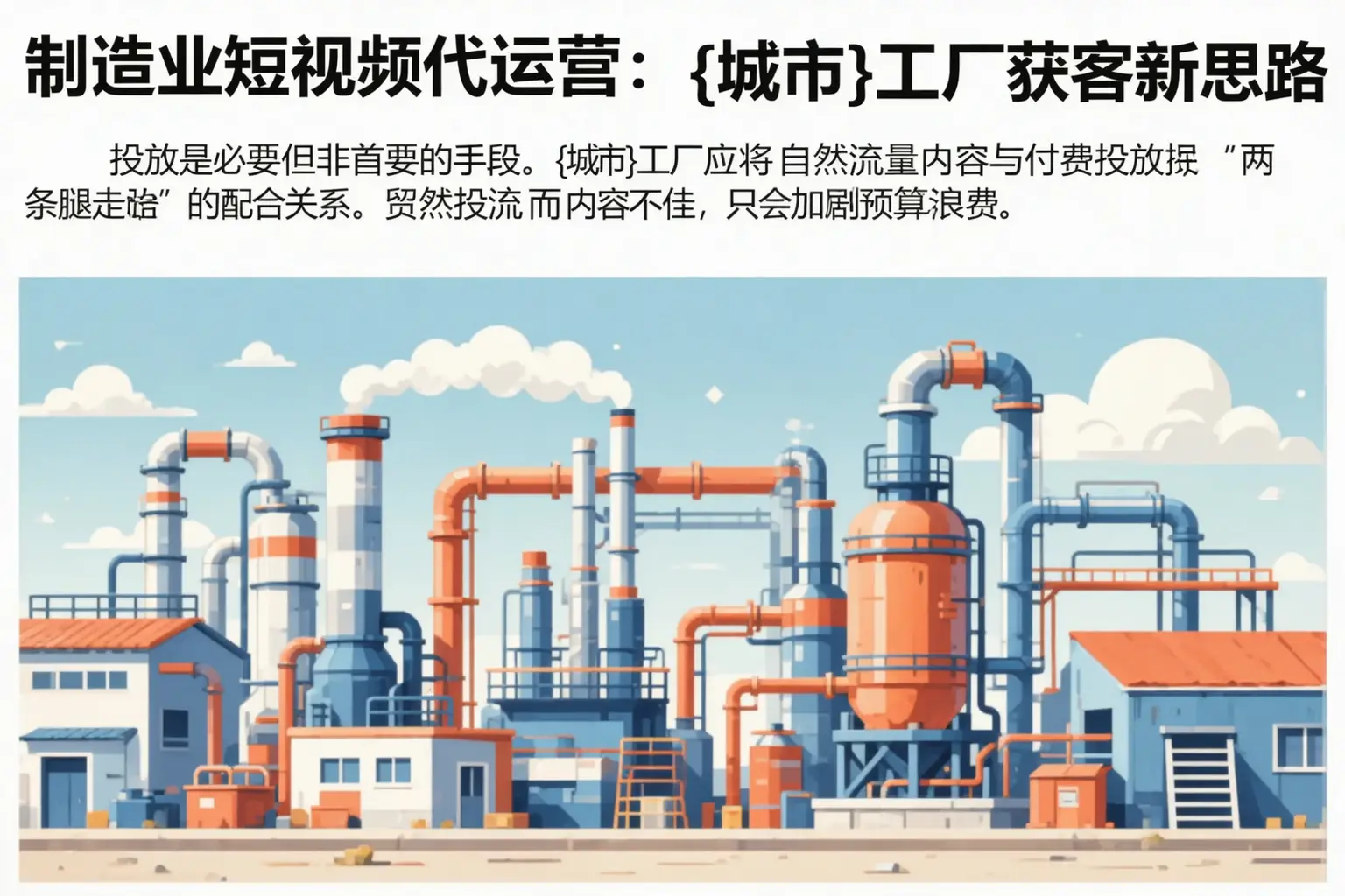 制造业短视频代运营:岳普湖工厂获客新思路